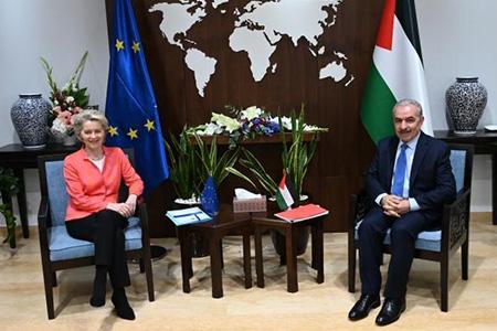President von der Leyen in Palestine
