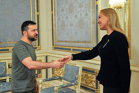 Commissioner Simson visited Ukraine
