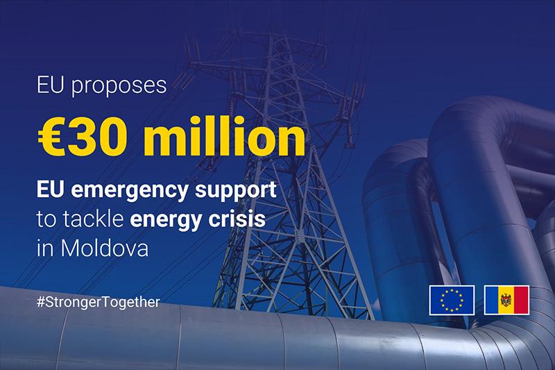 EU emergency support to tackle energy crisis in Moldova