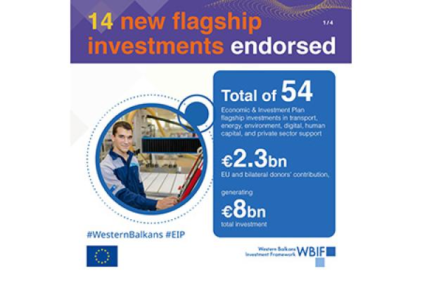 14 new flagship investments endorsed