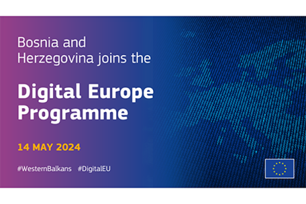 Digital Europe Programme open to Bosnia and Herzegovina