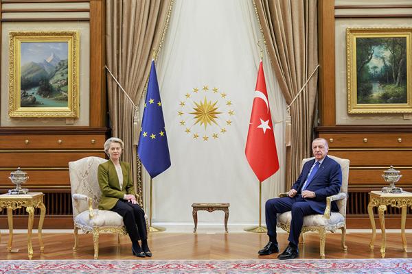 President von der Leyen with President of Türkiye Erdoğan