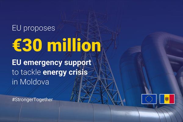 EU emergency support to tackle energy crisis in Moldova
